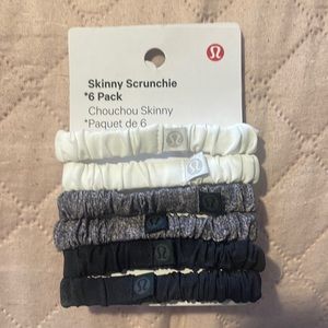 Brand new 6 pack of lulu lemon scrunchies